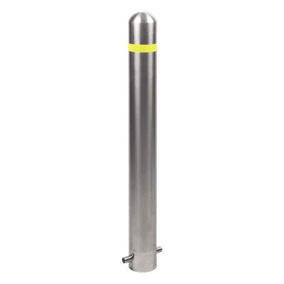 Bolardo Fijo / Acero Inoxidable SS304 / 900 mm (2.95 ft) / Ø 114 mm / Espesor 2 mm / Operación Manual