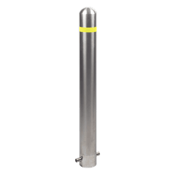 Bolardo Fijo / Acero Inoxidable SS304 / 900 mm (2.95 ft) / Ø 114 mm / Espesor 2 mm / Operación Manual