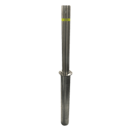 Bolardo retráctil / Acero inoxidable SS304 / Ø114 mm / 900 mm (2.95 ft) / Espesor 3 mm / Cerradura con llave