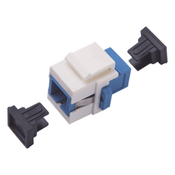 Acoplador Keystone de Fibra Óptica Monomodo SC/PC Simplex a SC/PC Simplex