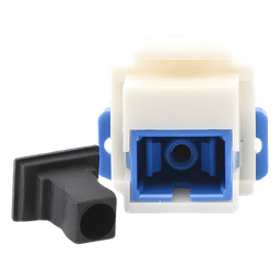 Acoplador Keystone de Fibra Óptica Monomodo SC/PC Simplex a SC/PC Simplex
