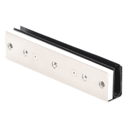 Soporte de Montaje en U / Vidrio 1/2" / Cargas 600, 750 y 1200 lbs / Ajuste por Opresores / Chapas Magnéticas