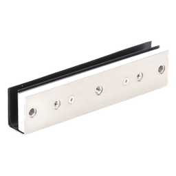 Soporte de Montaje en U / Vidrio 1/2" / Cargas 600, 750 y 1200 lbs / Ajuste por Opresores / Chapas Magnéticas