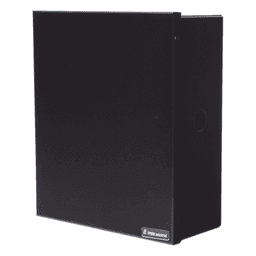 Gabinete para Fuente Línea PRO y SYSRMTXT, con preparación para instalar panel SP400 o serie runner.