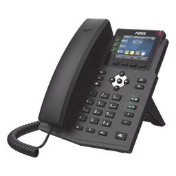 Teléfono IP / 6 Líneas SIP / Pantalla LCD a Color 2.8" / Audio HD G.722 y Opus / Conferencia 3 Vías / Puertos Gigabit / PoE 802.3af / OpenVPN / IPv6