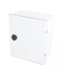 Gabinete de Poliéster / IP65 / 250 x 300 x 140 mm / Carga 30 kg / Placa Trasera Incluida / Cerradura con Llave