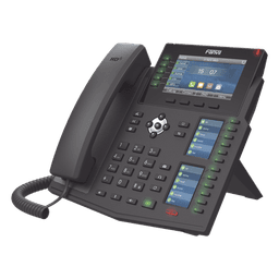 Teléfono IP Empresarial con Estándares Europeos, 20 lineas SIP con pantalla LCD a color, 60 teclas DSS/BLF, puertos Gigabit, IPv6, Opus , PoE/DC