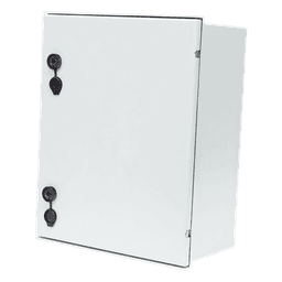 Gabinete de Poliéster IP65 / 400 x 500 x 200 mm / Carga 30 kg / Placa Trasera Incluida / Cerradura con Llave