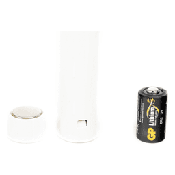 Sensor Magnético Inalámbrico para Empotrar / Invisible en Puerta Cerrada / Gap 2.54 cm / 345 MHz / Batería 5 Años / Diseño Cilíndrico Discreto