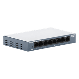 Switch de escritorio Gigabit de 8 puertos 10/100/1000Mbps, carcasa metálica 