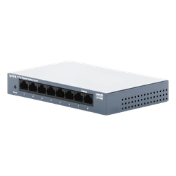 Switch de escritorio Gigabit de 8 puertos 10/100/1000Mbps, carcasa metálica 