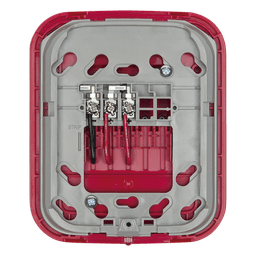 Base Inalámbrica Direccionable / Montaje en Pared / Salida 24 VDC / Red de Malla Swift / Color Rojo / UL y ULC Certificada