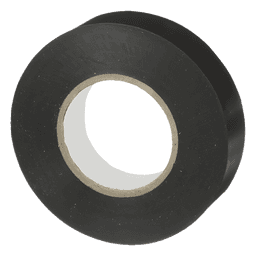 Cinta Eléctrica STRONGHOLD para Aislar, de PVC, Uso General Reparación y Mantenimiento, Grosor de 0.18mm (7 mil), Ancho de 19mm, y 18m de Largo, Color Negro