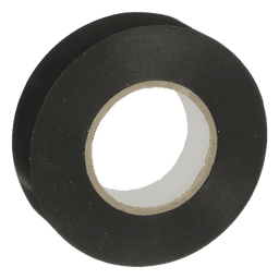 Cinta Eléctrica STRONGHOLD para Aislar, de PVC, Uso General Reparación y Mantenimiento, Grosor de 0.18mm (7 mil), Ancho de 19mm, y 18m de Largo, Color Negro