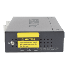 Convertidor de Medios Industrial PoE+ 1000BASE-LX a 10/100/1000BASE-T 802.3at (SC,SM) -20 km