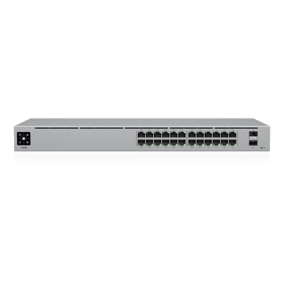 Switch Capa 2 / 24 Puertos Gigabit / 16 Puertos PoE+ / 95W Total / 2 Puertos SFP 1G / Sin Ventilador / 52 Gbps Switching Capacity