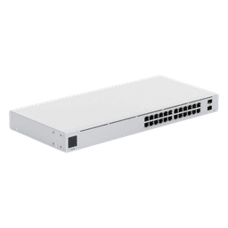 Switch Capa 2 / 24 Puertos Gigabit / 16 Puertos PoE+ / 95W Total / 2 Puertos SFP 1G / Sin Ventilador / 52 Gbps Switching Capacity
