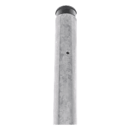 Poste de Esquina / Tubo Galvanizado G60 / 1.20 m (3.9 ft) / 5 Perforaciones / 1" Diámetro / Para Cerco Eléctrico