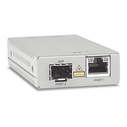 Convertidor de medios Gigabit Ethernet a fibra óptica con puerto SFP, con fuente de alimentación multi-región