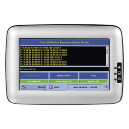 Receptor IP para central de monitoreo con soporte AlarmNet, pantalla táctil y cifrado AES