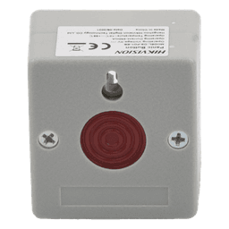 Botón de Pánico Cableado / NA/NC Configurable / ABS Retardante al Fuego / 49.5 x 53.5 x 32.5 mm / 40 g