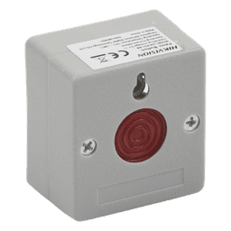 Botón de Pánico Cableado / NA/NC Configurable / ABS Retardante al Fuego / 49.5 x 53.5 x 32.5 mm / 40 g