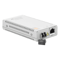 Convertidor de medios Gigabit Ethernet a fibra óptica, conector LC, multimodo (MMF), distancia de 220 hasta 500 m, con fuente de alimentación multi-región