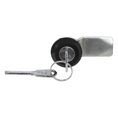 Cerradura con Paleta Metálica con 2 llaves para Gabinetes de Acero.