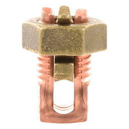 Conector Mecánico de Puesta a Tierra, de Cobre, Para Cables de Calibre 8 a 6 AWG