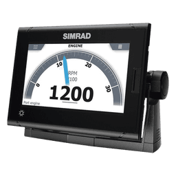 Instrumento Náutico Simrad I3007 / Pantalla a Color 7 Pulgadas / Control Táctil / Hasta 8 Funciones Simultáneas / Compatible con NMEA 2000 y NMEA 0183 / Aprobado IMO / Indicador de Ángulo de Timón / Indicador