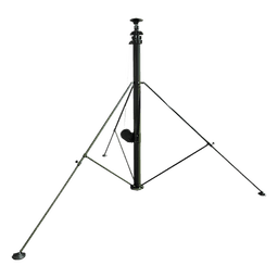Mástil Telescópico Manual / 9 m (29.5 ft) / Retráctil 2.25 m (7.4 ft) / Carga 20 kg / Viento 100 km/h / Aluminio 6063 / IP65