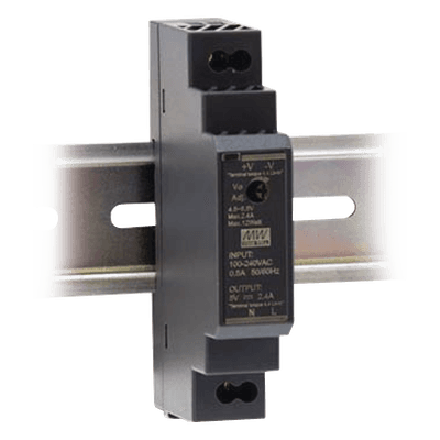Fuente de Poder Industrial Ultra Delgada Riel Din 12Vcc, 15W