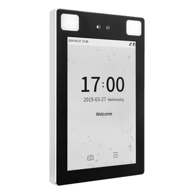 Terminal Facial para Exterior / 50,000 Usuarios / 30,000 Rostros / 2 Megapixel / Reconocimiento 2.5 m (8.2 ft) / IP68 IK04 / Wi-Fi