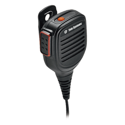 Micrófono-Bocina para Radio Portátil / IP67 / Clip Giratorio 360° / Cable Kevlar 30 lbs / Emergencia / Cable Retráctil 390-1500 mm