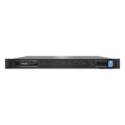 Servidor de administración para VMS / 2 bahías HDD 3.5' / 2 M.2 SSD / 1U Rack / Core i7-9700K / 64GB DDR4 / Dual 1GbE+10GbE / Redundante 2x550W