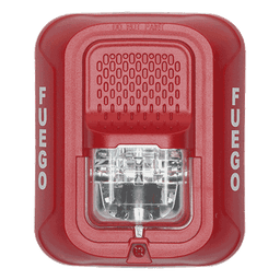 Lámpara Estroboscópica para Montaje en Pared, Color Rojo, Nivel de Candelas Seleccionable, Nuevo Diseño Moderno y Elegante y Menor Consumo de Corriente