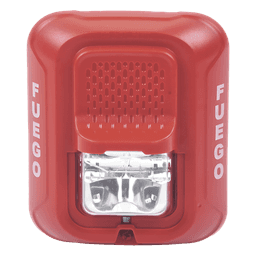 Lámpara Estroboscópica para Montaje en Pared, Color Rojo, Nivel de Candelas Seleccionable, Nuevo Diseño Moderno y Elegante y Menor Consumo de Corriente