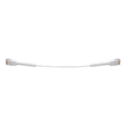 UniFi Ethernet Patch Cable Cat6 de 22 cm (8.66 pulgadas), Color Blanco