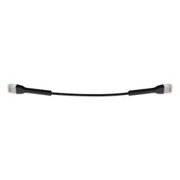 UniFi Ethernet Patch Cable Cat6 de 22 cm (8.66 pulgadas), Color Negro