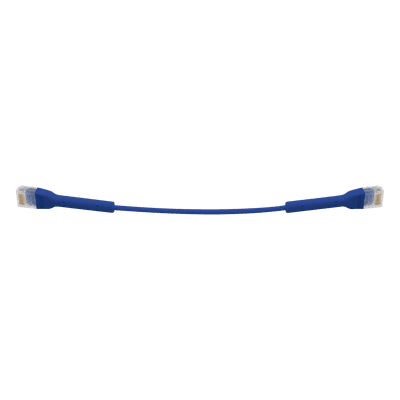 UniFi Ethernet Patch Cable Cat6 de 22 cm (8.66 pulgadas), Color Azul