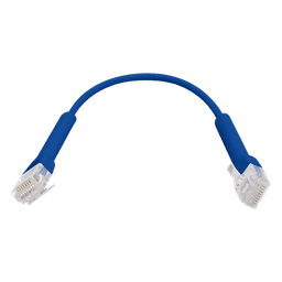 UniFi Ethernet Patch Cable Cat6 de 22 cm (8.66 pulgadas), Color Azul