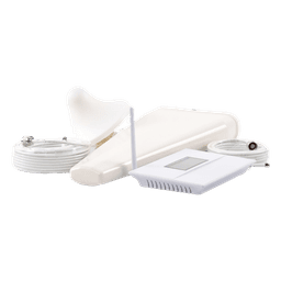 Amplificador de Señal Celular / Doble Banda 850 y 1900 MHz / Ganancia 70 dB / Cobertura 600 m² / 2G y 3G / Kit Completo