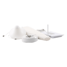 Amplificador de Señal Celular / Doble Banda 850 y 1900 MHz / Ganancia 70 dB / Cobertura 600 m² / 2G y 3G / Kit Completo