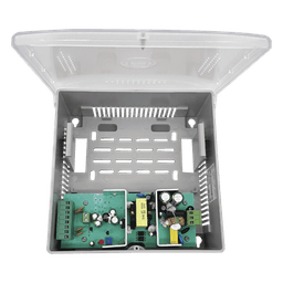 Fuente de Poder con Gabinete / 4 Salidas / 11-15 Vcc / 5 A / Entrada 96-264 Vca / Protección Sobrecorriente y Cortocircuito / LED Estado