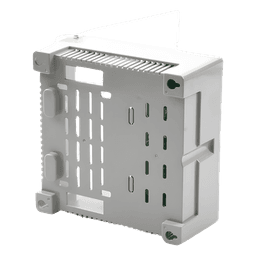 Fuente de Poder con Gabinete / 4 Salidas / 11-15 Vcc / 5 A / Entrada 96-264 Vca / Protección Sobrecorriente y Cortocircuito / LED Estado