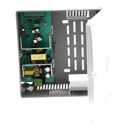 Fuente de Poder con Gabinete / 4 Salidas / 11-15 Vcc / 5 A / Entrada 96-264 Vca / Protección Sobrecorriente y Cortocircuito / LED Estado