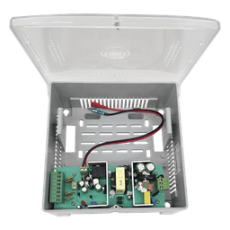 Fuente de Poder con Gabinete / 4 Salidas / 11-15 Vcc / 5 A / Entrada 96-264 Vca / Protección de Batería 10.5 V