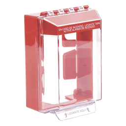 Cubierta de Montaje Superficial / Policarbonato UV / 6.17" x 4.58" x 1.83" / ADA / -40°C a 121°C / Texto Incendio Español