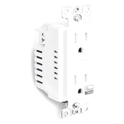 Tomacorriente Inteligente Z-Wave / 120 VCA 60 Hz / Carga 1800W Resistiva / Alcance 20.5 m (67.3 ft) / Empotrable Interior