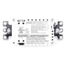 Tomacorriente Inteligente Z-Wave / 120 VCA 60 Hz / Carga 1800W Resistiva / Alcance 20.5 m (67.3 ft) / Empotrable Interior